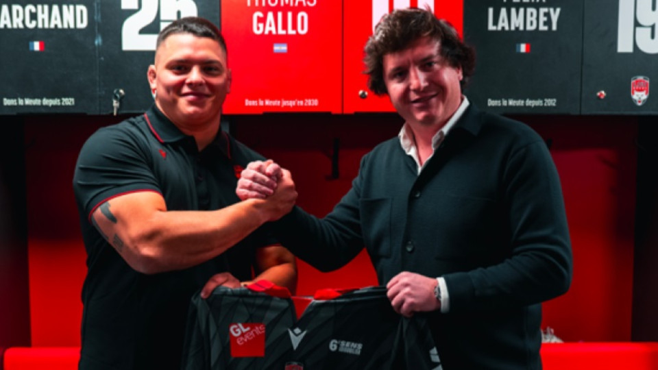L&rsquo;international argentin Thomas Gallo s&rsquo;engage avec le LOU Rugby pour quatre ans