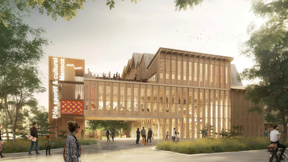 Lyon : un grand &eacute;quipement sportif et culturel sort de terre &agrave; Mermoz