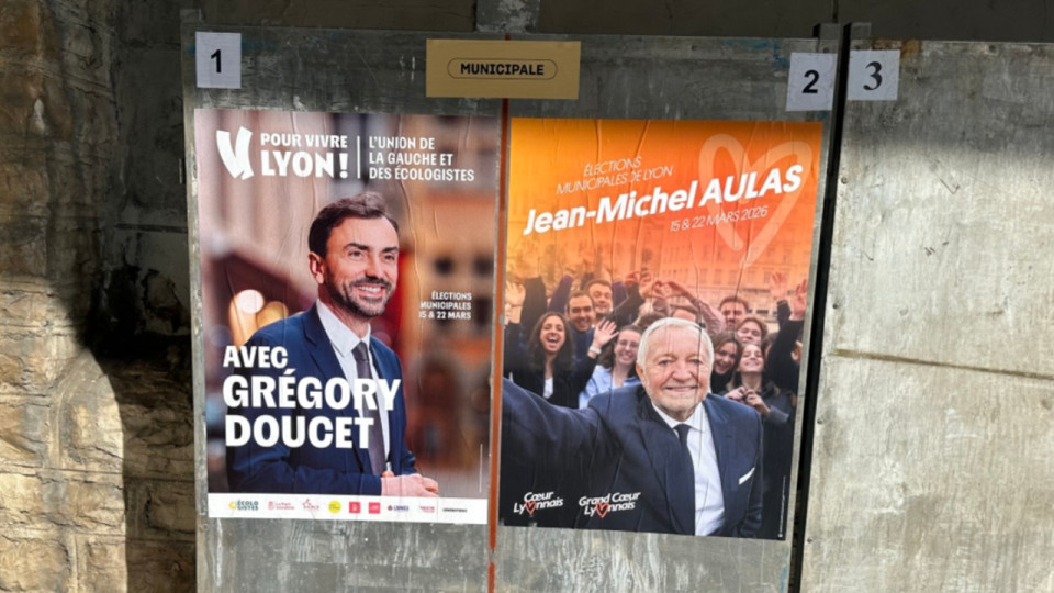 Municipales &agrave; Lyon : plus que 4 points d'&eacute;cart entre Jean-Michel Aulas et Gr&eacute;gory Doucet dans un ultime sondage