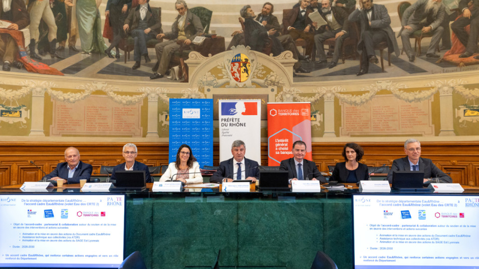 Eau : le D&eacute;partement du Rh&ocirc;ne lance un plan pour s&eacute;curiser les ressources face au climat