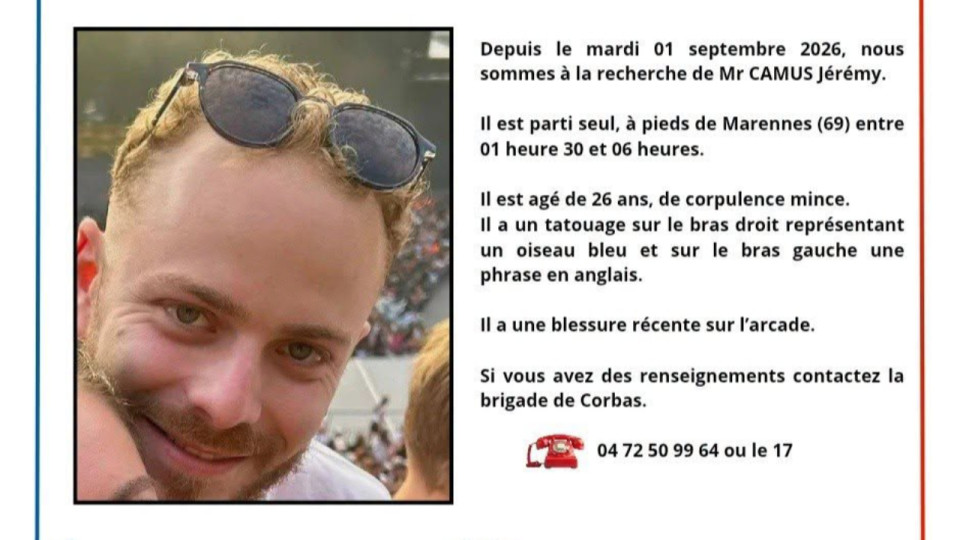 Appel &agrave; t&eacute;moins apr&egrave;s la disparition de J&eacute;r&eacute;my dans le Rh&ocirc;ne : avez-vous vu le jeune homme ?