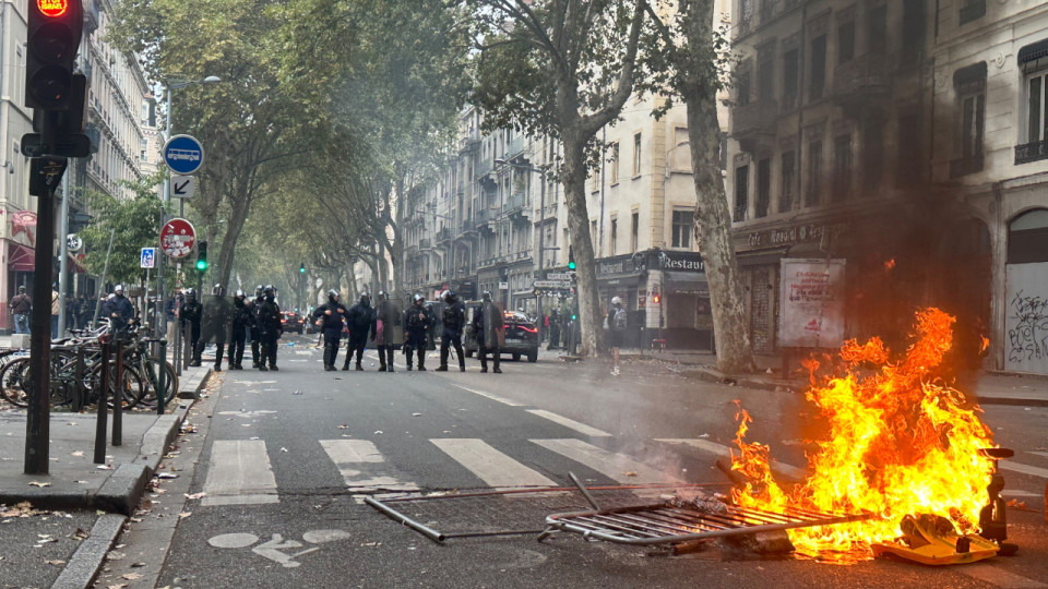 Manifestations &agrave; Lyon : 10 000 personnes dans les rues, des affrontements sur la Rive Gauche