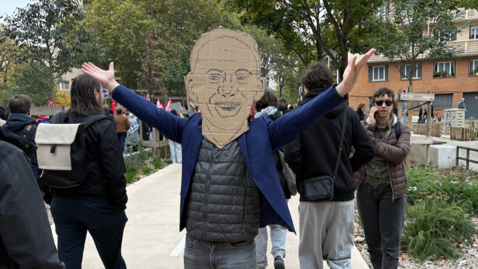 Manifestation du 31 octobre &agrave; Lyon : un cort&egrave;ge plus calme, la Presqu'&icirc;le &agrave; nouveau boucl&eacute;e