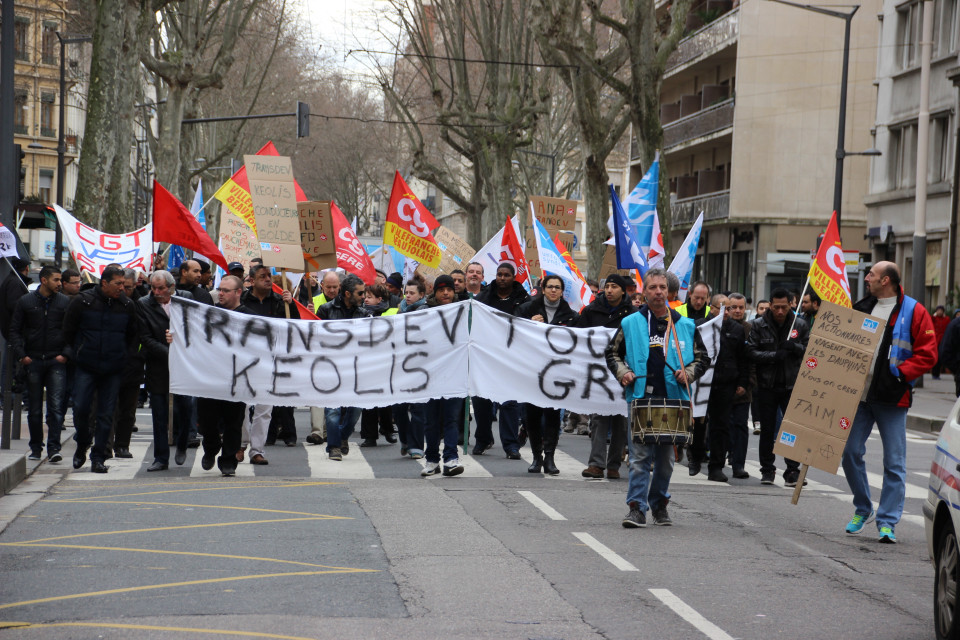 Les entreprises de transport ont manifesté deux fois ce vendredi