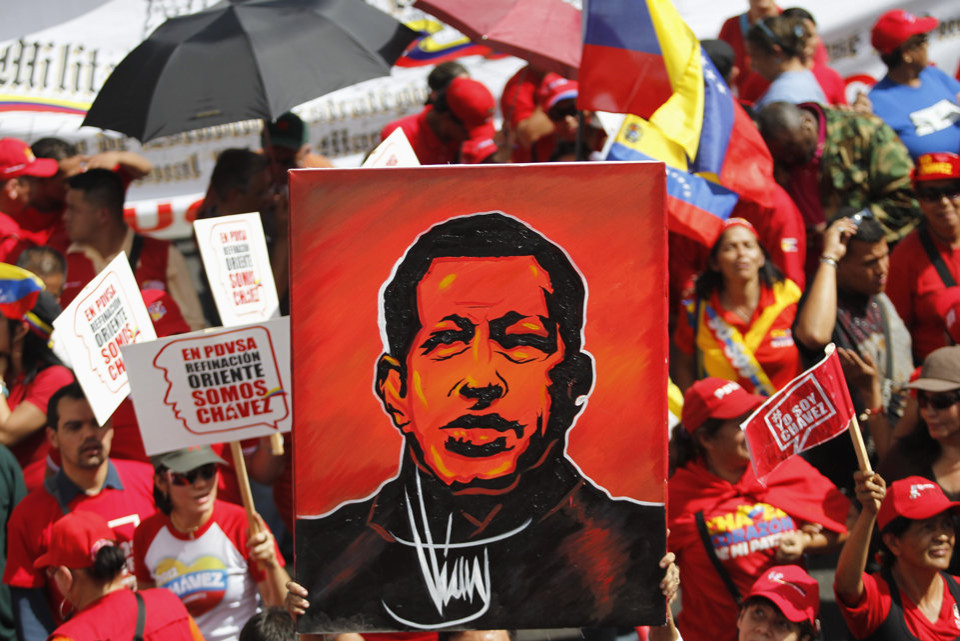 Rassemblement à Lyon pour saluer l'action d'Hugo Chavez