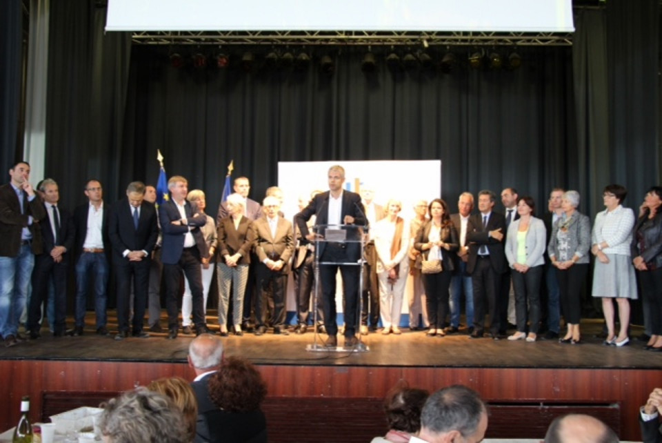 1000 personnes pour la rentrée des Républicains avec Laurent Wauquiez à Mions