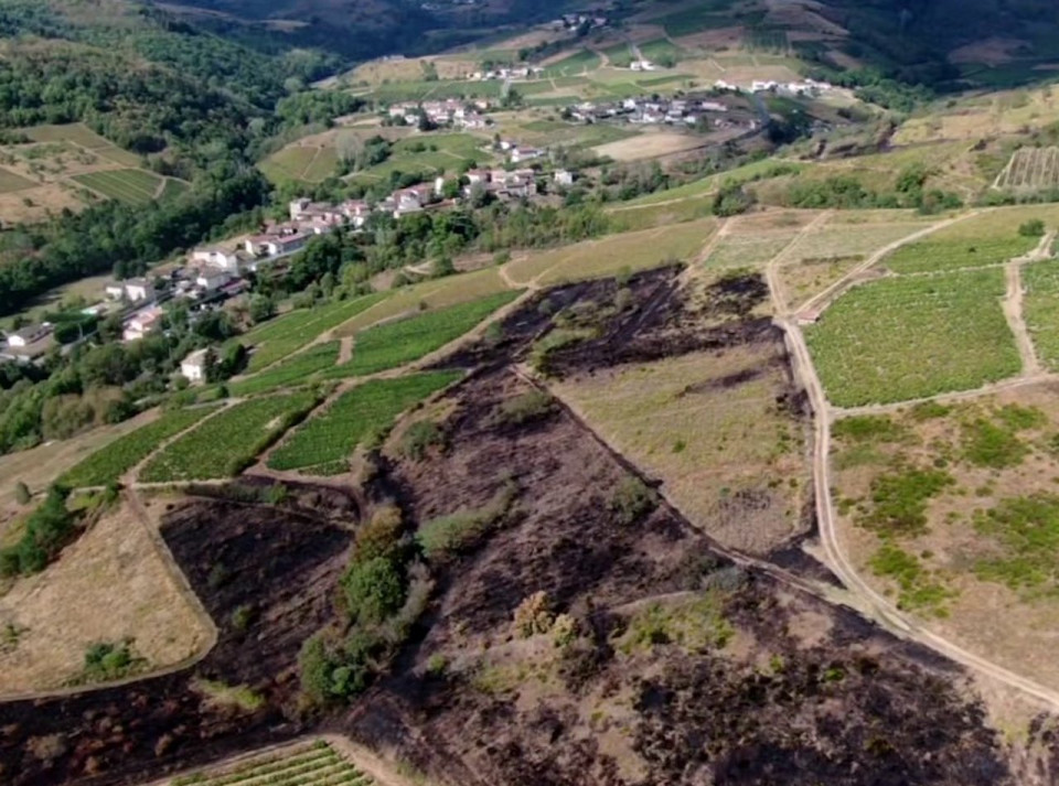 Incendie dans le Beaujolais : le pyromane pr&eacute;sum&eacute; incarc&eacute;r&eacute;