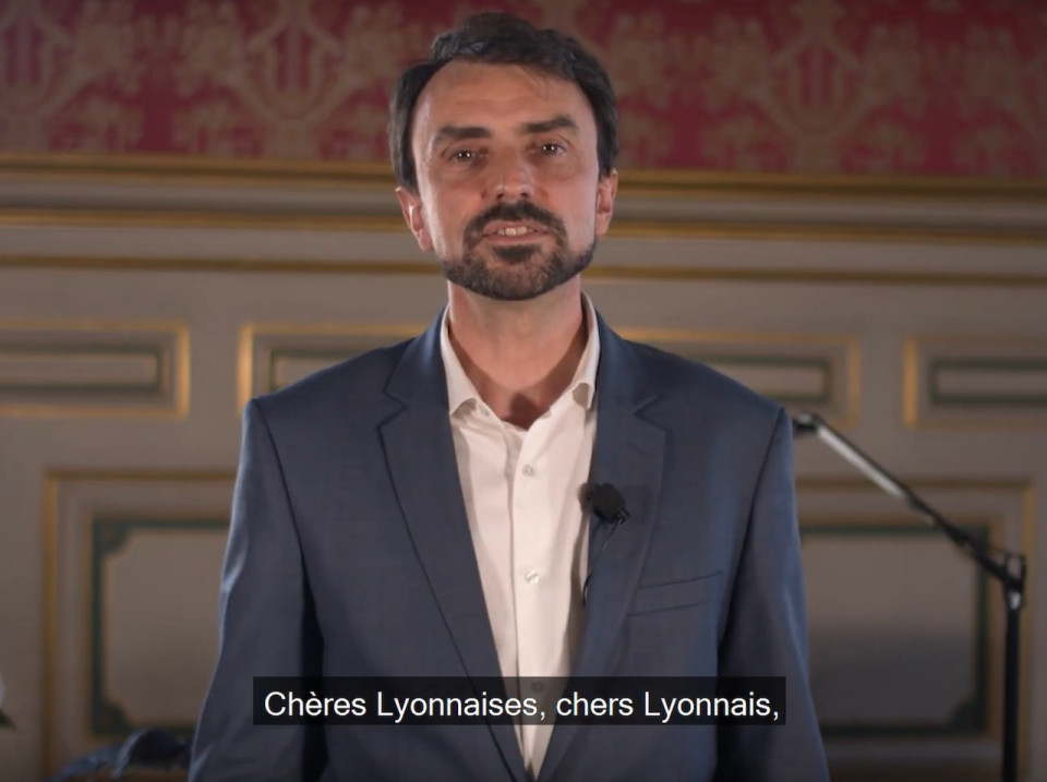 Confinement : le maire de Lyon promet une allocution aux habitants chaque semaine