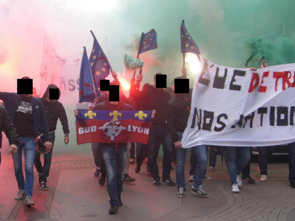 Euro 2016 : le GUD défile dans les rues de Lyon