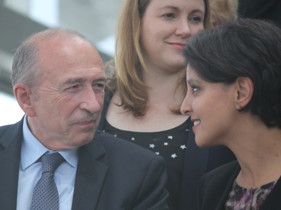 Love-story avec Macron : Collomb "influencé par les sondages" selon Najat Vallaud-Belkacem