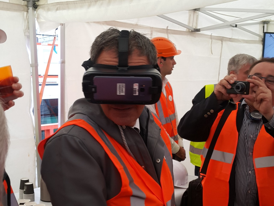 Visite des projets de la Métropole avec David Kimelfeld en organisateur amusé mais attentif