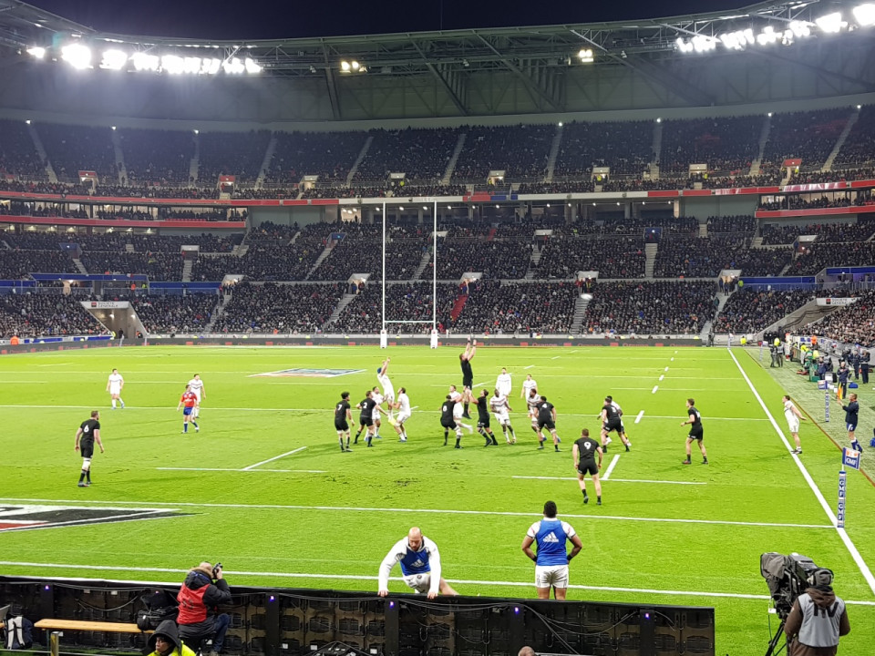 France-All Blacks : record d'affluence battu pour le Groupama Stadium