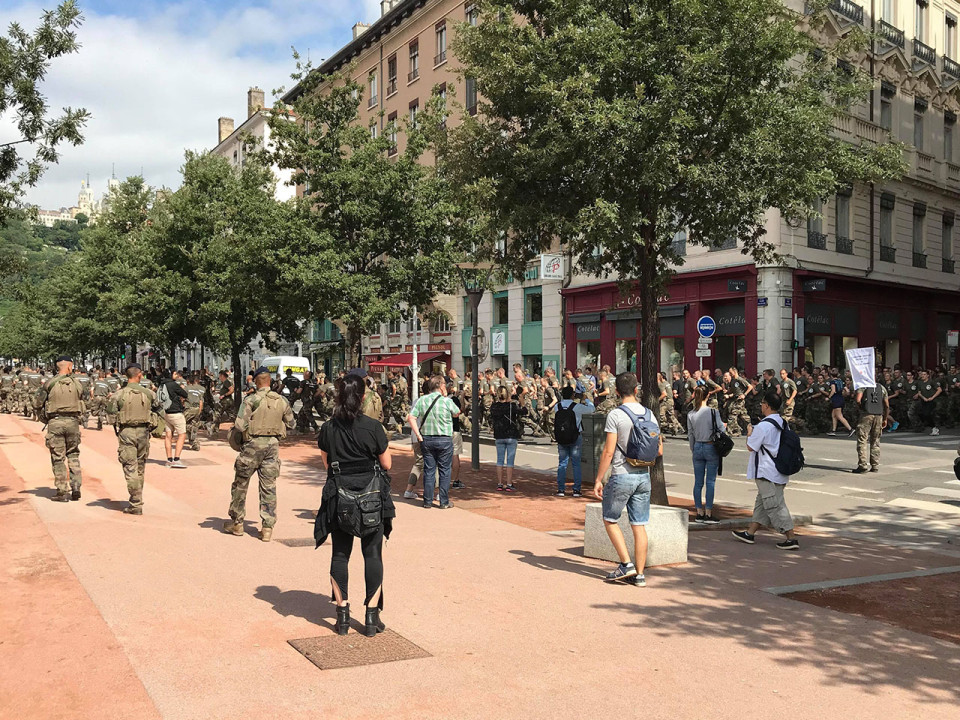 Lyon : 1200 soldats ont couru pour leurs blessés
