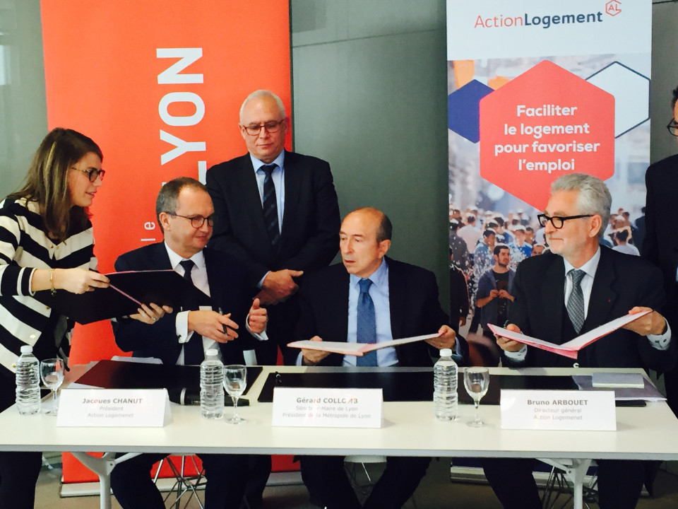 Une convention signée pour loger des salariés dans la Métropole de Lyon