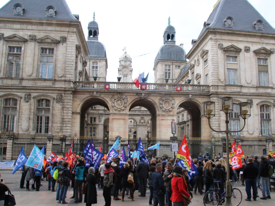 Lyon : plus de 200 agents de la Ville ont manifesté ce jeudi