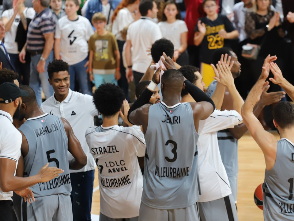 Basket : large victoire de l'ASVEL sur le parquet de Nanterre
