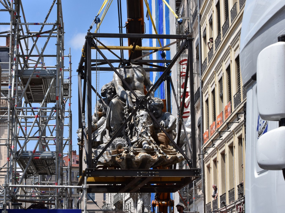 Soulèvement de la fontaine Bartholdi à Lyon : ce n’est qu’un au revoir