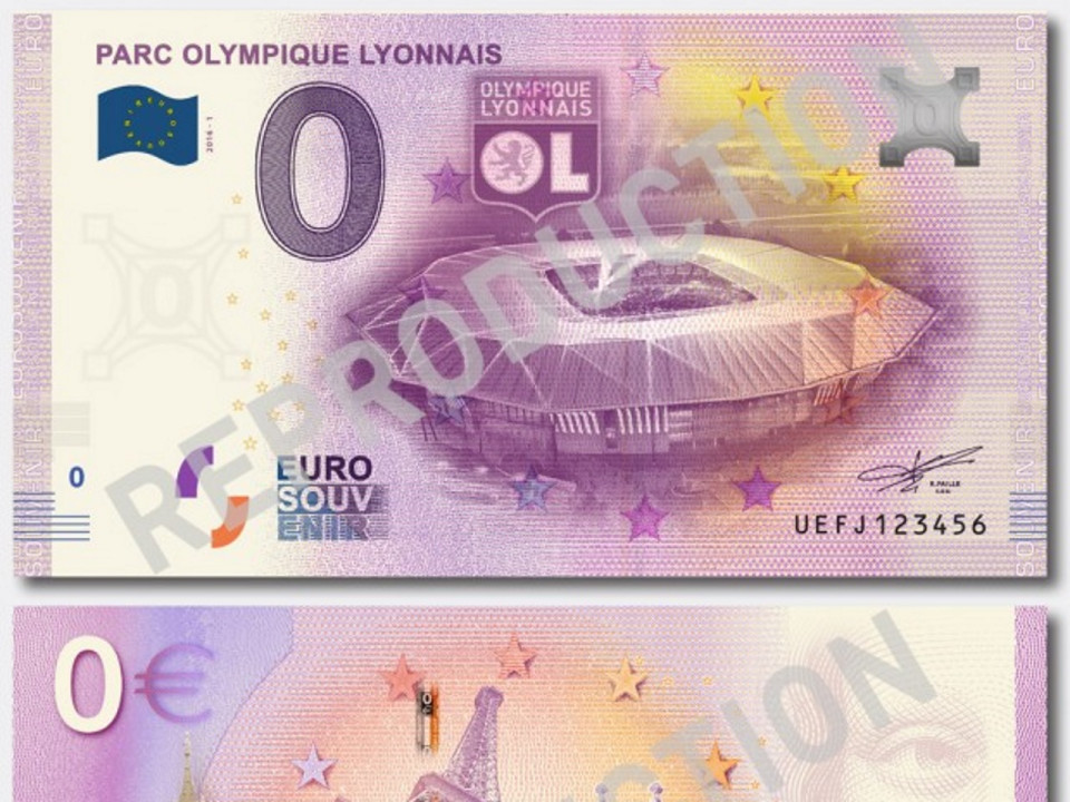 Le Parc OL a d&eacute;sormais son billet de banque !