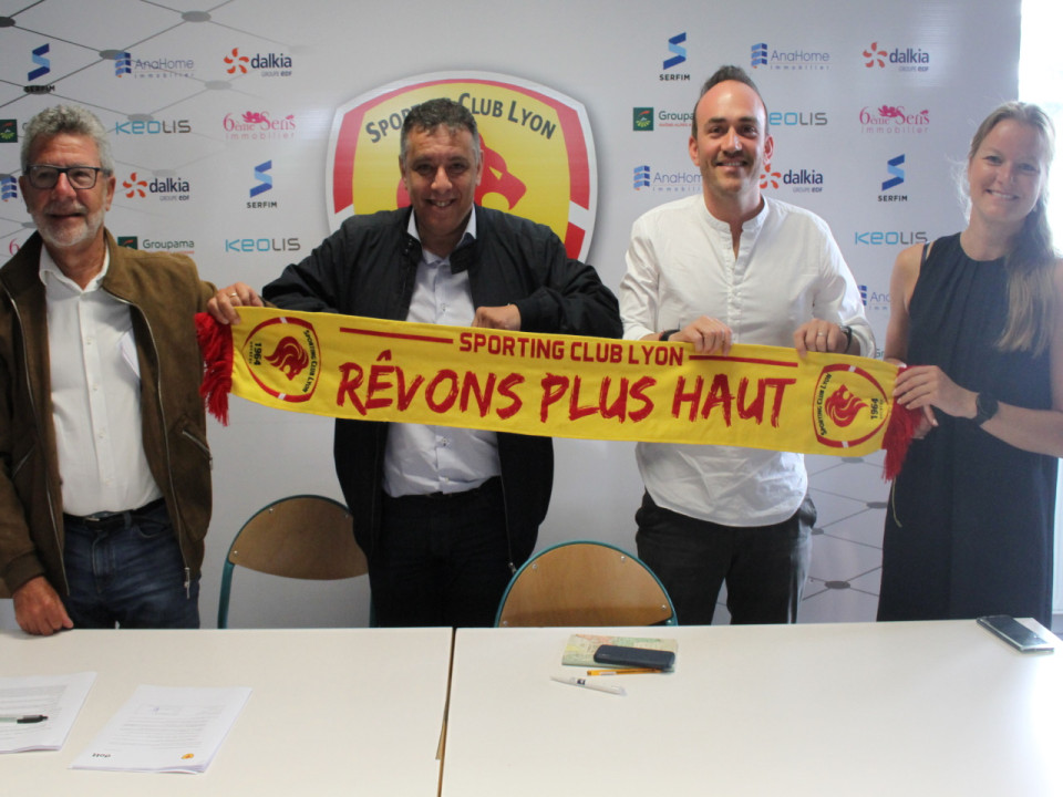 Le Sporting Club de Lyon et Dott signent un partenariat