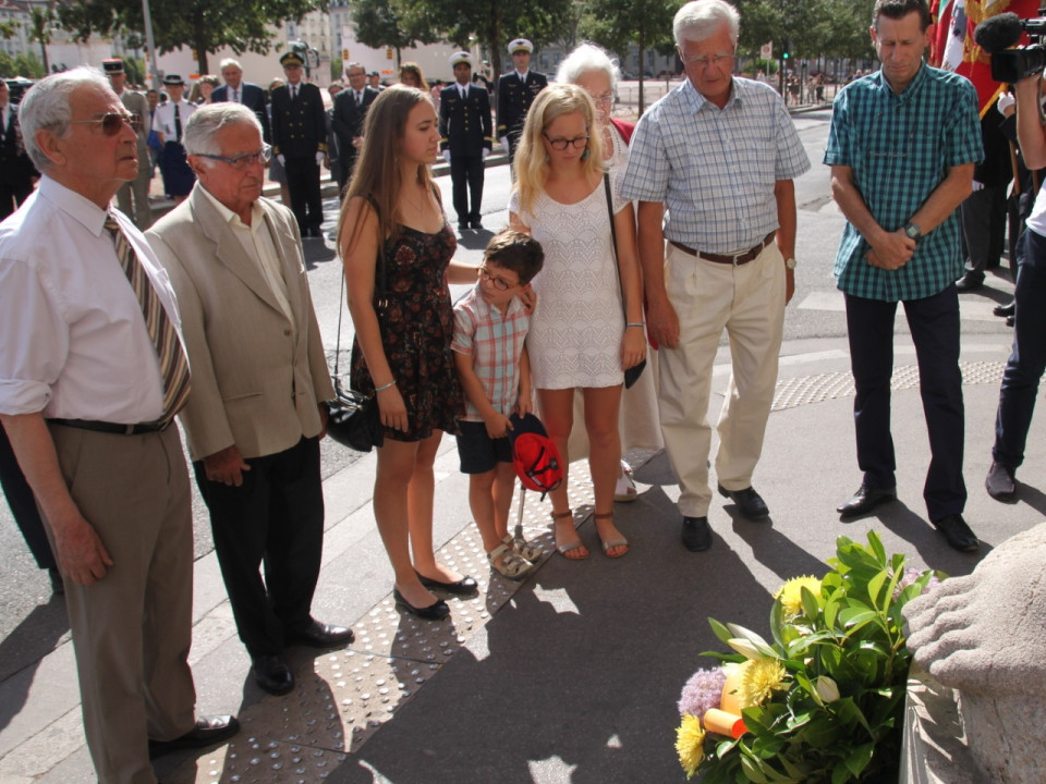 Lyon : un hommage à la fusillade du 27 juillet 1944 a eu lieu sur la place Bellecour