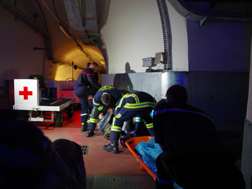 Impressionnant exercice de sécurité civile dans la base aérienne 942 près de Lyon