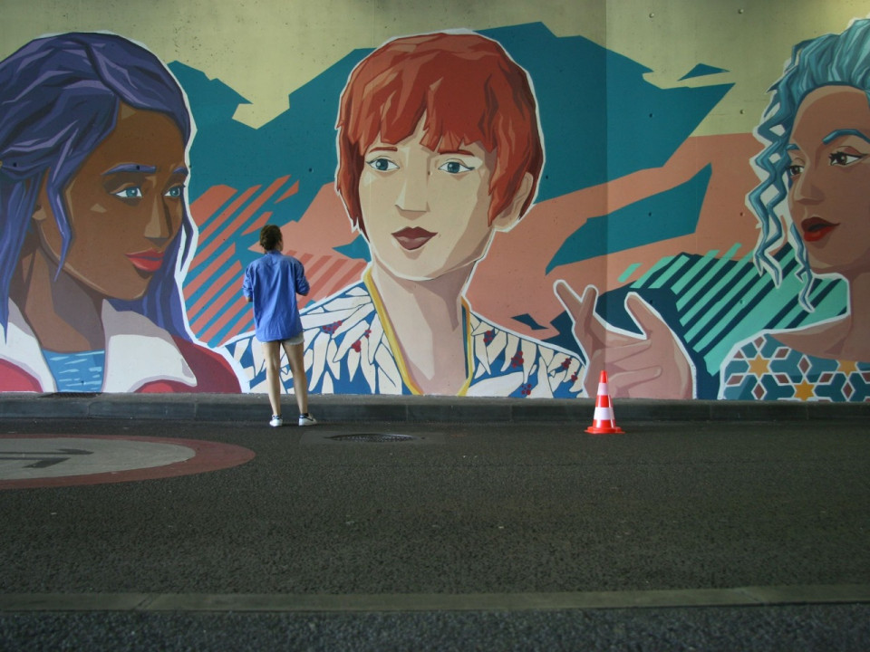 Lyon : une nouvelle fresque murale mettant les femmes à l’honneur