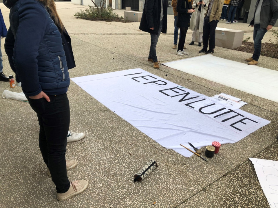 L’IEP de Lyon occupé ce lundi par des étudiants