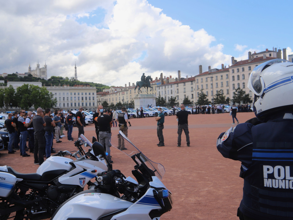 Lyon : plus de 100 policiers réunis pour une nouvelle manifestation 