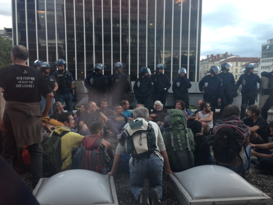 Les locaux de la DRAAF envahis par la Confédération paysanne à Lyon (Màj)