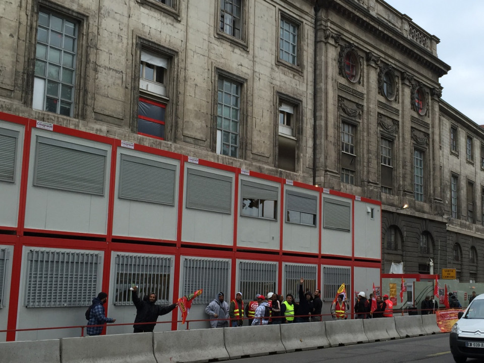 Le chantier de l'Hôtel-Dieu bloqué par une grève des ouvriers