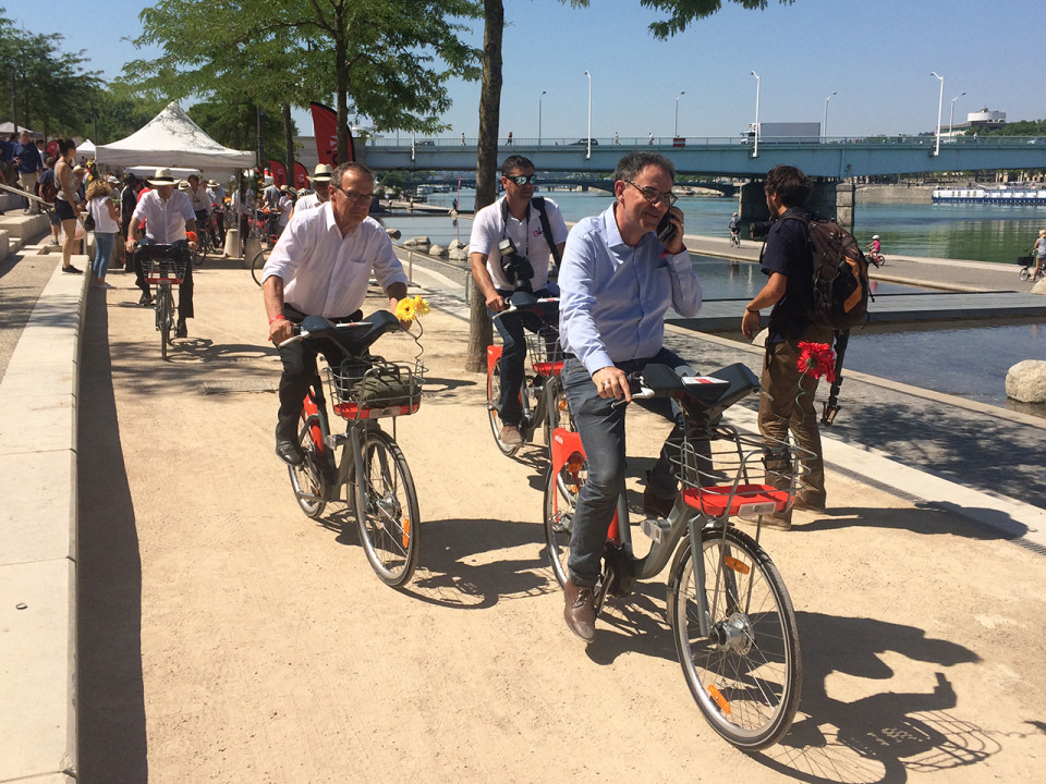 Lyon : le nouveau Vélo’v était à l’essai en avant-première !