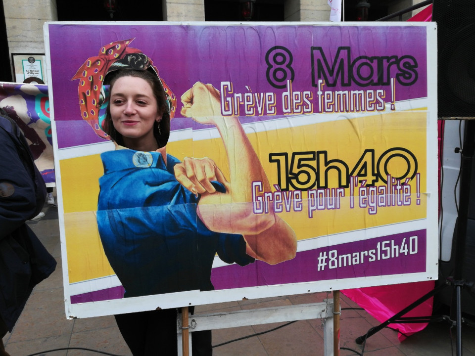 Journée internationale des droits de la femme : les Lyonnaises ont manifesté à partir de 15h40