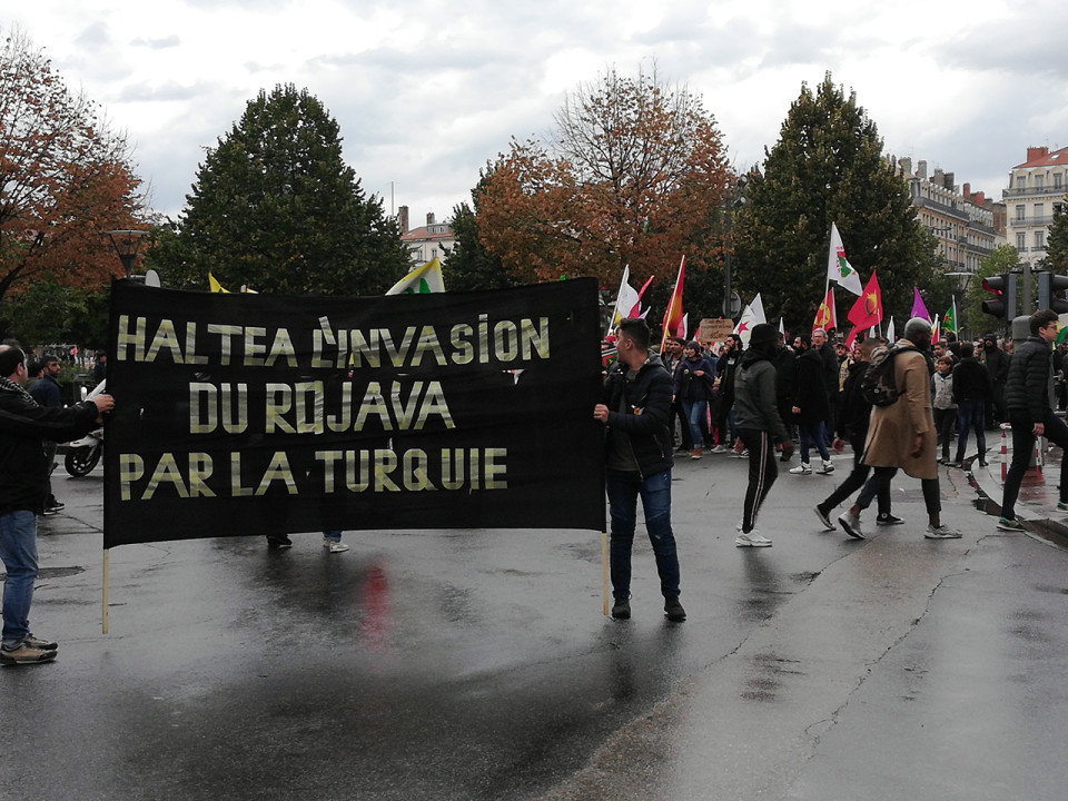 Kurdes : 250 personnes ont manifesté à Lyon