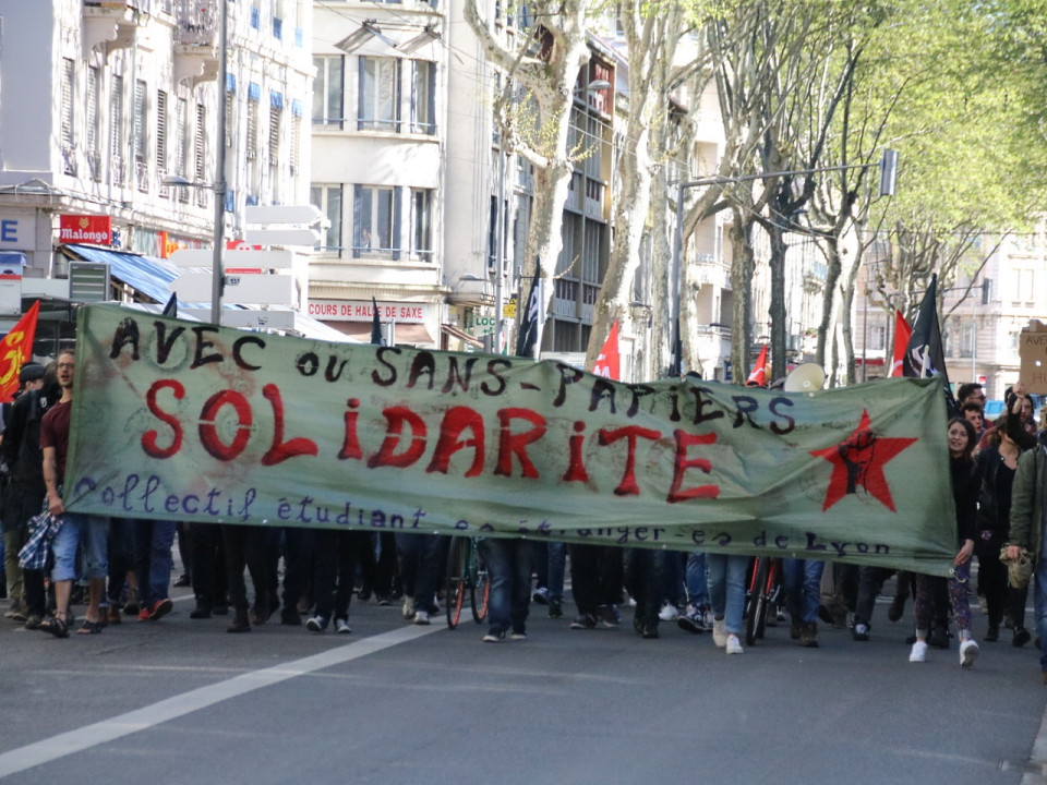 Loi Travail, sans papiers : une nouvelle mobilisation à Lyon