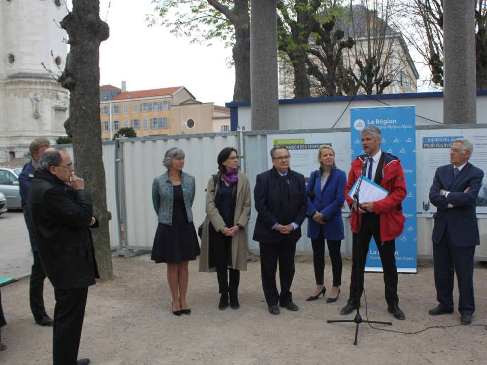 Wauquiez et le cardinal Barbarin veulent donner un nouvel élan à Fourvière