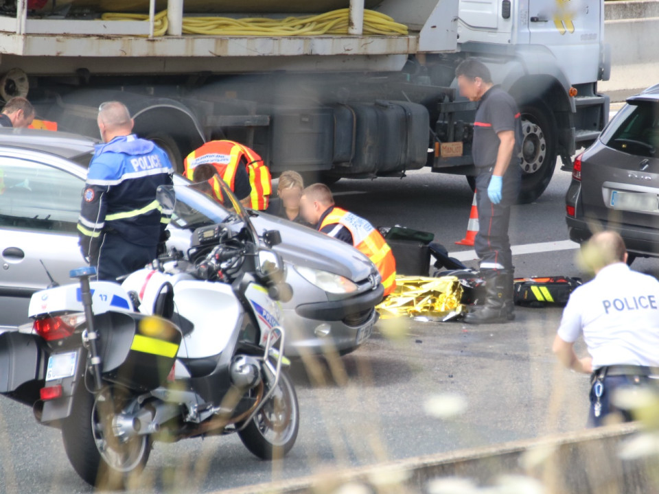 Deux blessés légers après un accident sur l'A46
