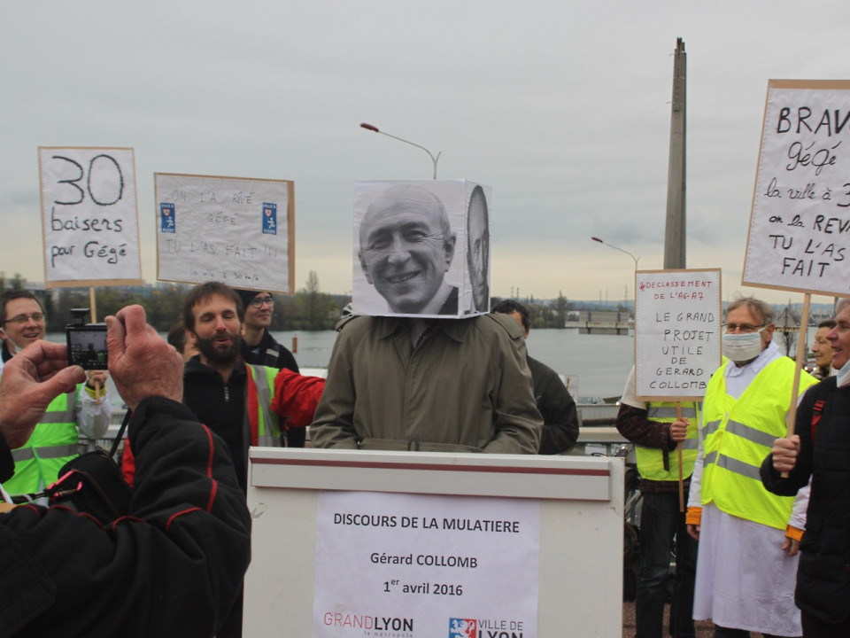 Déclassement A6/A7 : le discours historique de "Gérard Collomb"