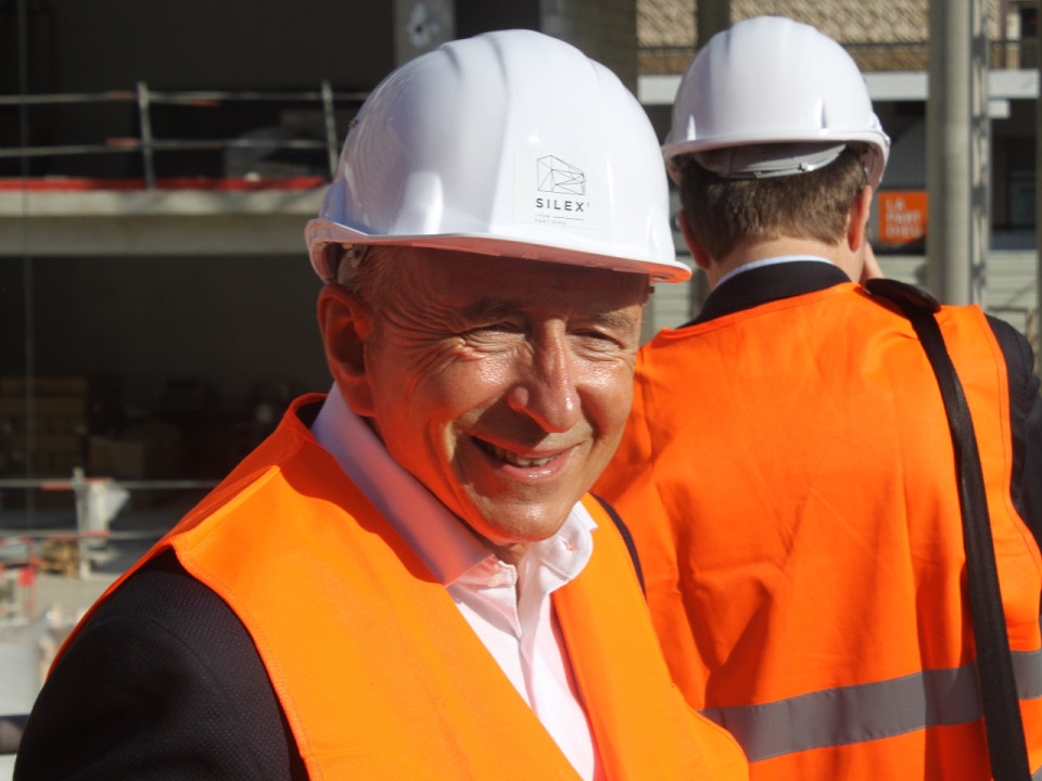 Métropole de Lyon : plus il y a de grues, plus Gérard Collomb est content