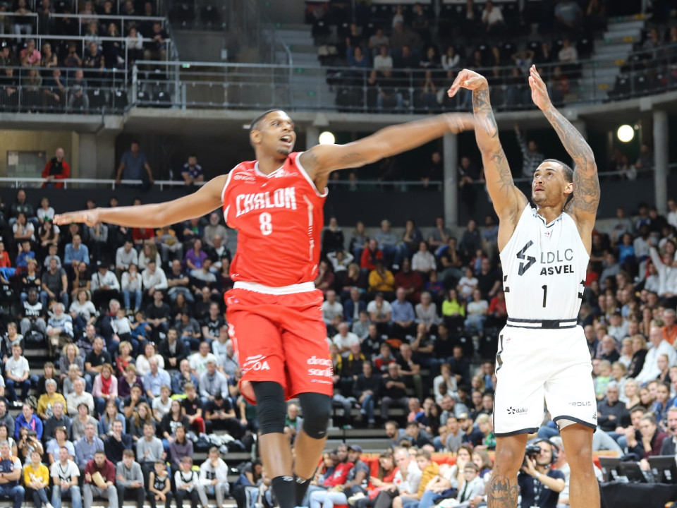 ASVEL-Chalon : toujours invincible en Jeep Elite !