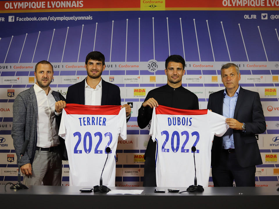 A défaut de nouvelles recrues, l’OL a présenté Dubois et Terrier