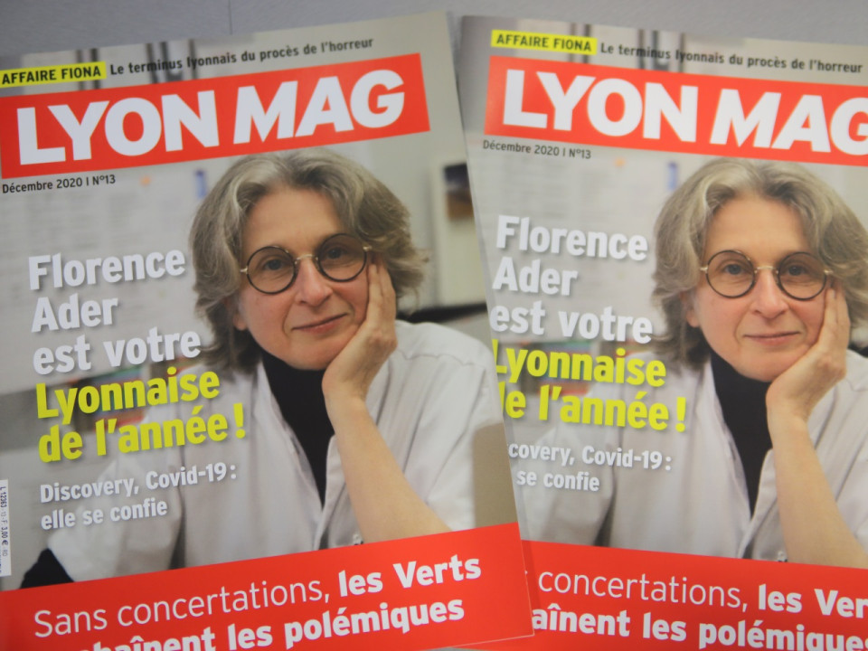 Florence Ader, Lyonnaise de l'année 2020 en Une de LyonMag !