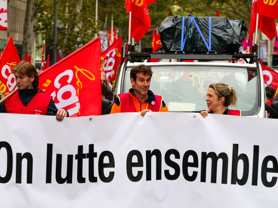 Petite mobilisation à Lyon contre la réforme des retraites