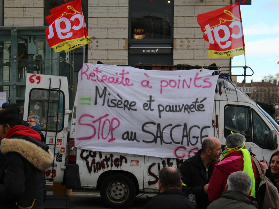 Regain de mobilisation à Lyon contre la réforme des retraites