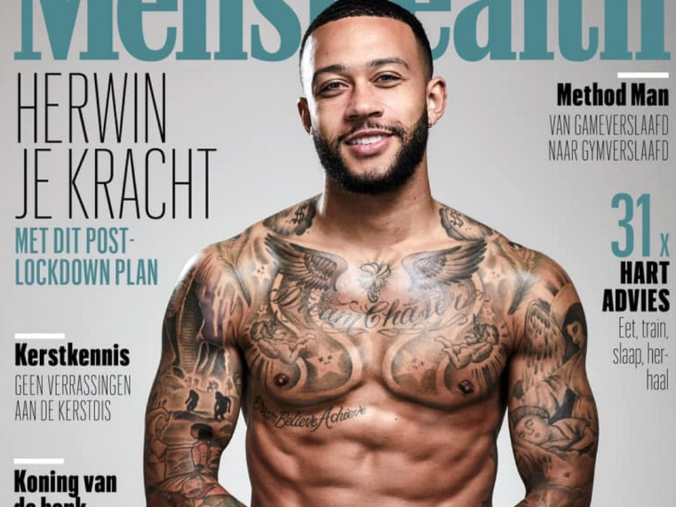 OL : Memphis Depay et ses tablettes de chocolat en Une d’un magazine