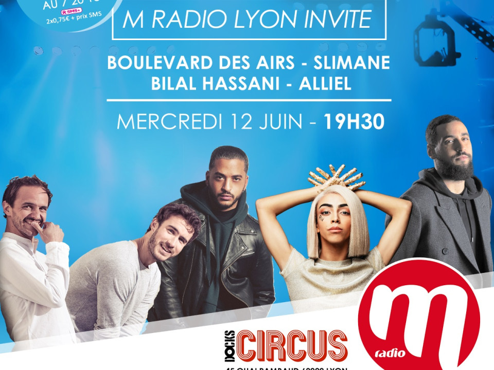 Bilal Hassani, Slimane, Boulevard des Airs, Alliel : une belle scène pour le futur M Radio Live à Lyon
