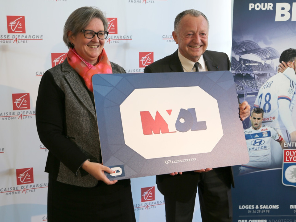 Signature d’un partenariat entre l’OL et la Caisse d’épargne Rhône-Alpes