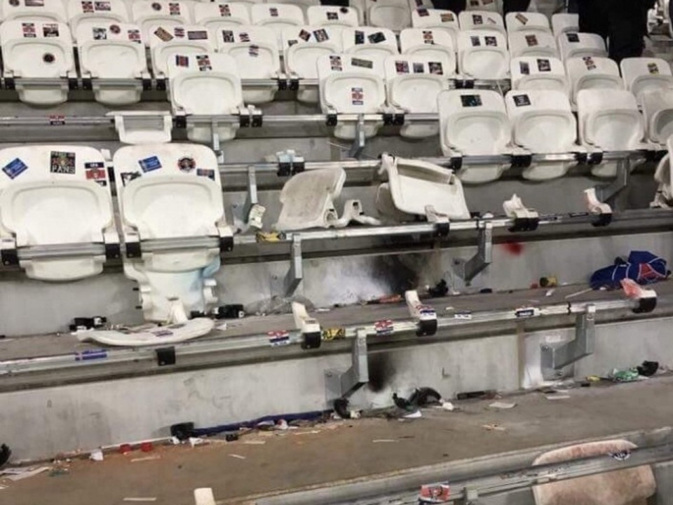 Dégradations au Parc OL : le PSG sanctionné d'une amende de 100 000 euros
