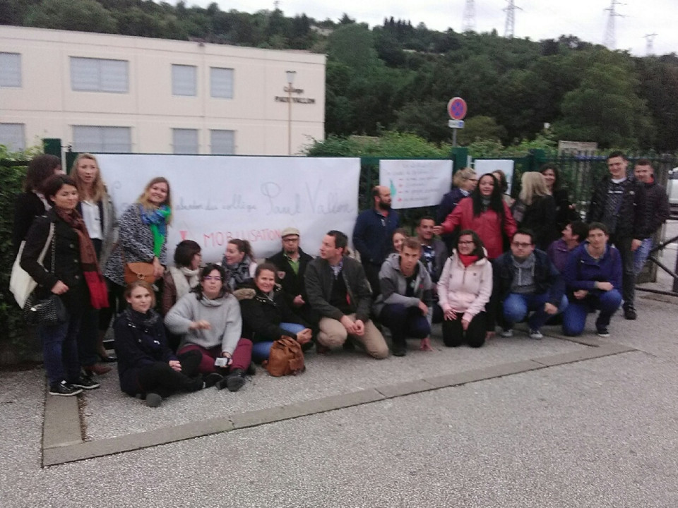Givors : les parents d’élèves du collège Paul Vallon mobilisés