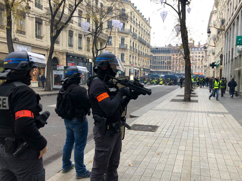 Gilets jaunes : l'hypercentre de Lyon de nouveau interdit à la manifestation