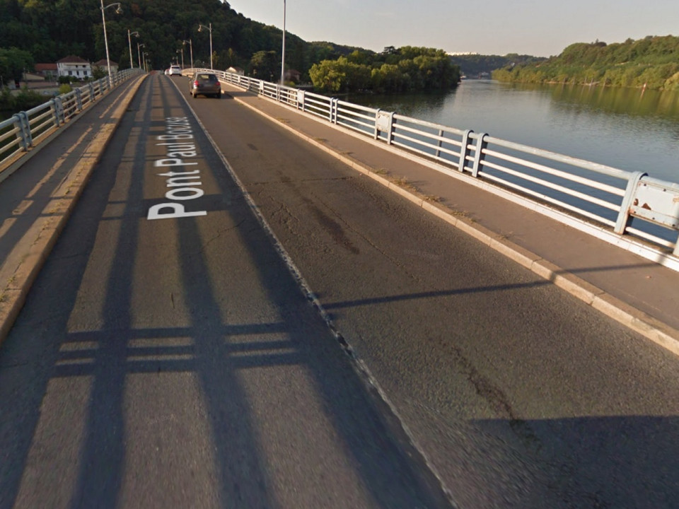 Des travaux sur le pont Paul Bocuse à Collonges-au-Mont-d’Or